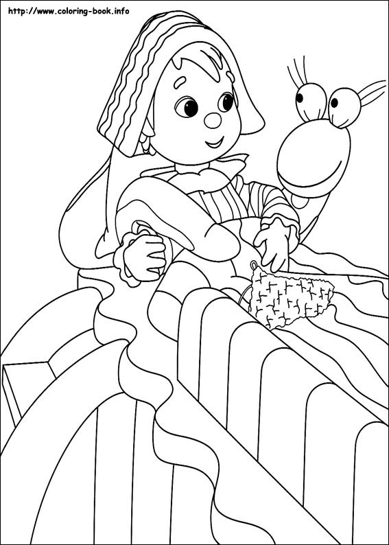 Andy Pandy coloring picture